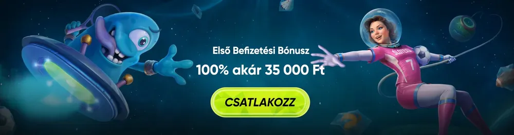 Slotexo első befizetési bónusz banner 100%-ot kínál 100 €-ig